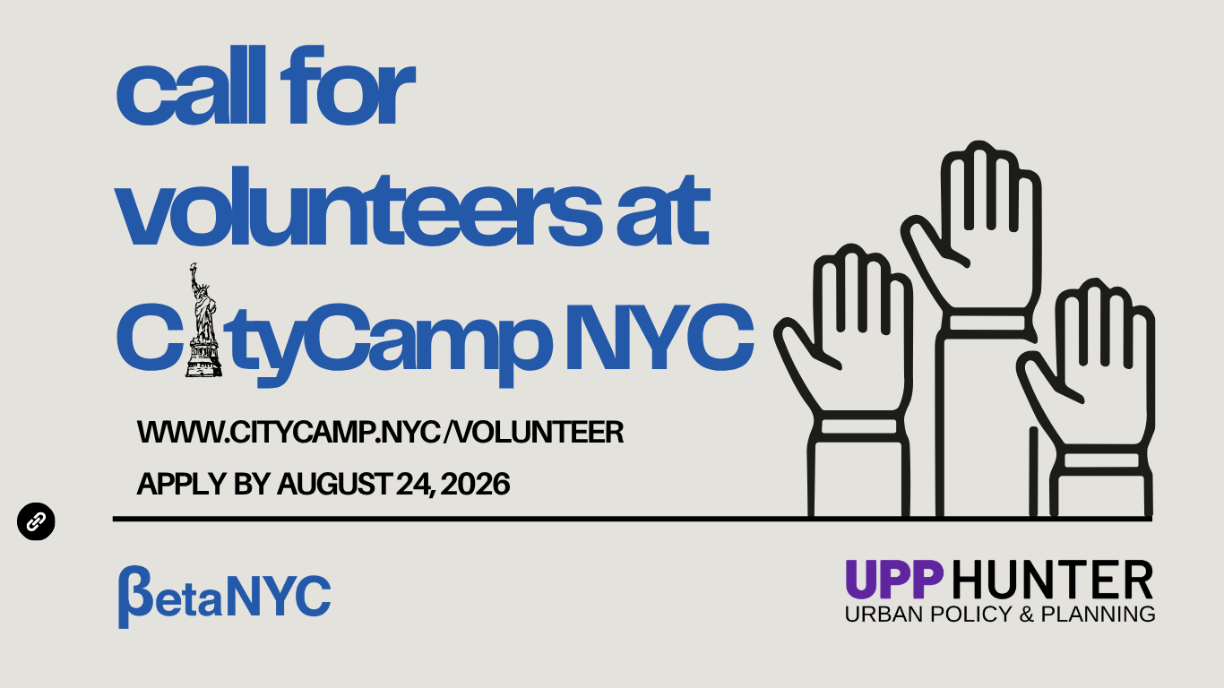 Call For Volunteers at CityCamp NYC 2026!