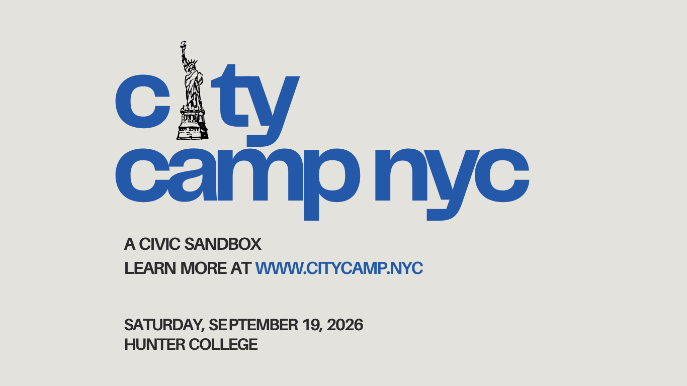 Save the Date: CityCamp NYC Returns September 19, 2026