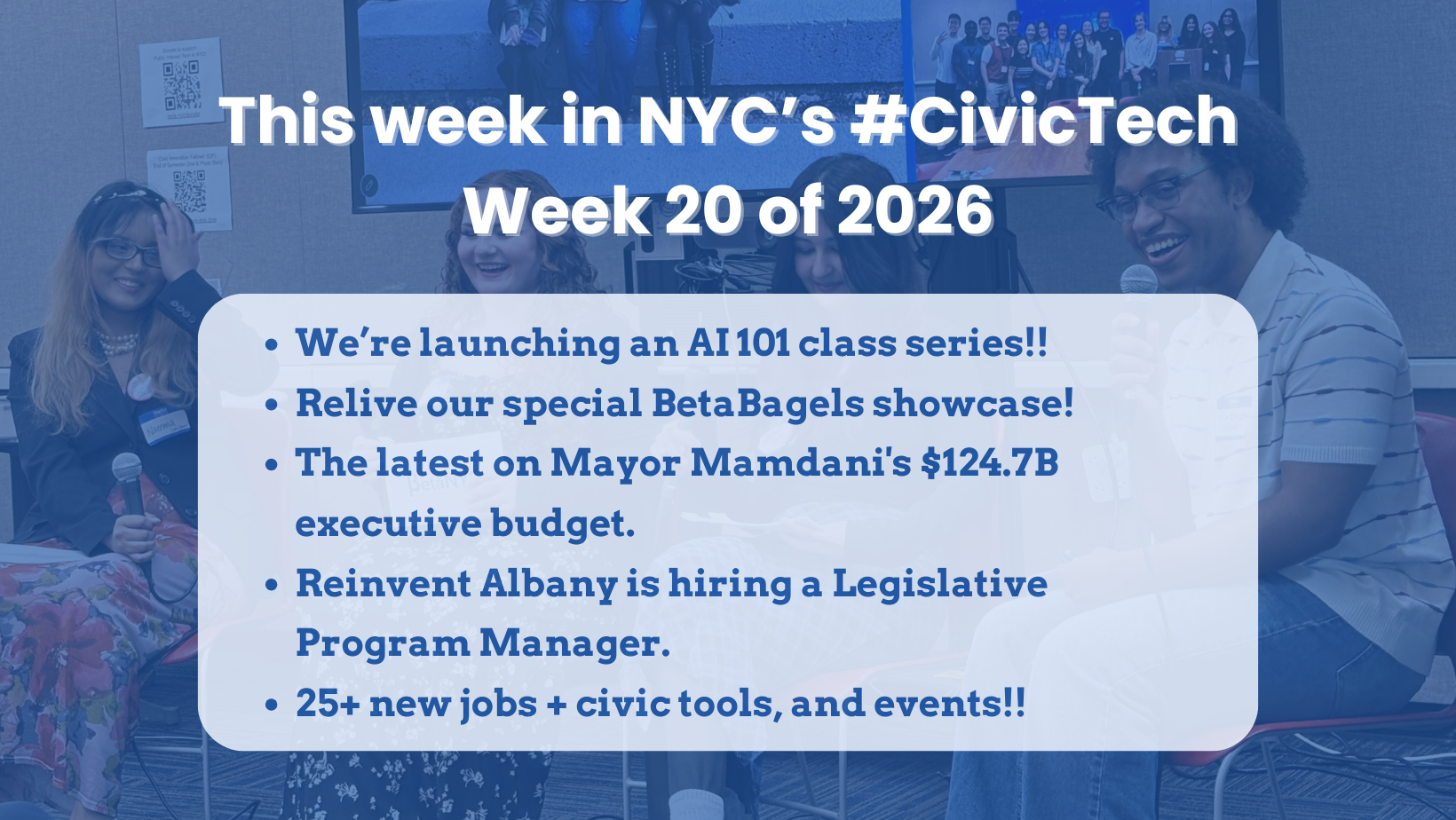 This week in NYC #CivicTech – May 14, 2026