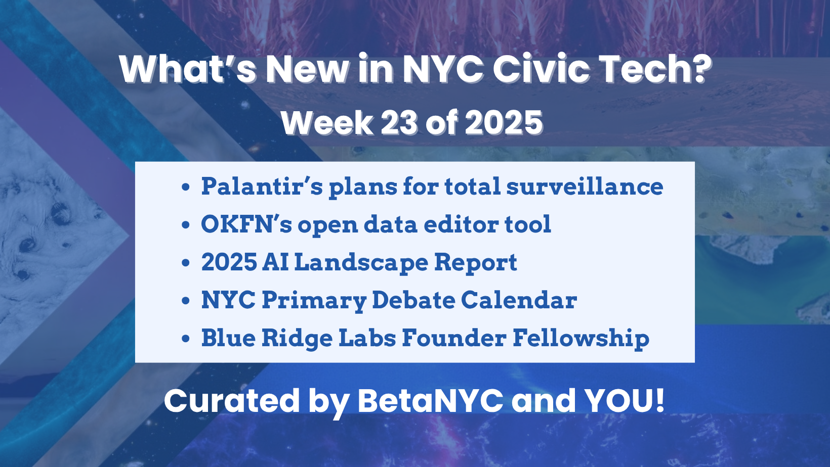 What’s New in NYC Civic Tech – June 5, 2025
